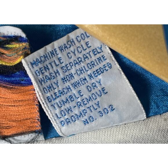 VTG 90s Spalding Track Jacket Color Block Zip Windbreaker Streetwear Skater XL - Picture 16 of 16